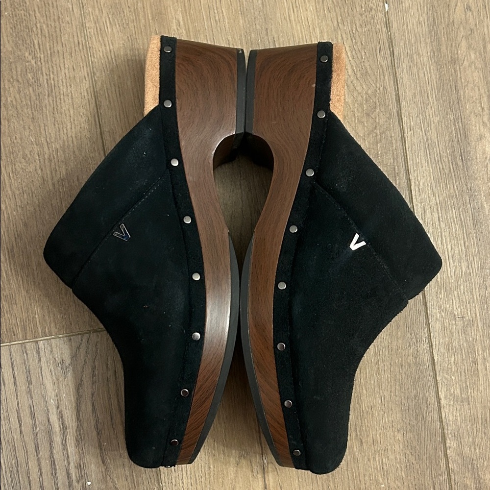 Vionic Black Suede Mules - Picture 5 of 12